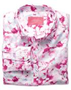 Charles Tyrwhitt Charles Tyrwhitt Women's Semi-fitted Cotton Poplin Pink Shirt