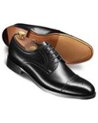 Charles Tyrwhitt Black Harding Calf Leather Toe Cap Brogue Derby Shoes Size 13 By Charles Tyrwhitt