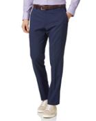  Navy Slim Fit Step Weave Suit Wool Pants Size W30 L38 By Charles Tyrwhitt