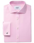 Charles Tyrwhitt Charles Tyrwhitt Slim Fit Cutaway Collar Non-iron Twill Pink Shirt