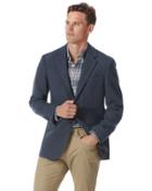  Classic Fit Indigo Blue Wool Wool Jacket Size 38 By Charles Tyrwhitt
