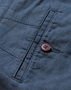 Charles Tyrwhitt Airforce Blue Cotton Linen Shorts Size 30 By Charles Tyrwhitt