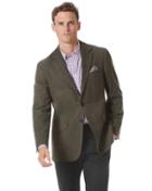  Classic Fit Green Wool Wool Jacket Size 40 By Charles Tyrwhitt