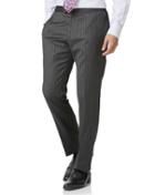  Charcoal Stripe Slim Fit Morning Suit Pants Size 34/32 By Charles Tyrwhitt
