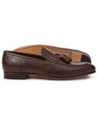  Chocolate Textured Tassel Loafer Size 12 By Charles Tyrwhitt