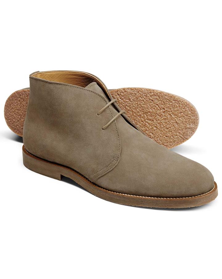 Charles Tyrwhitt Stone Suede Desert Boot Size 11 By Charles Tyrwhitt