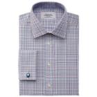 Charles Tyrwhitt Charles Tyrwhitt Classic Fit Jermyn Street Check Sky Blue Egyptian Cotton Dress Shirt Size 15/35