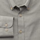 Charles Tyrwhitt Charles Tyrwhitt Extra Slim Fit Grey Herringbone Cotton Dress Shirt Size Xl