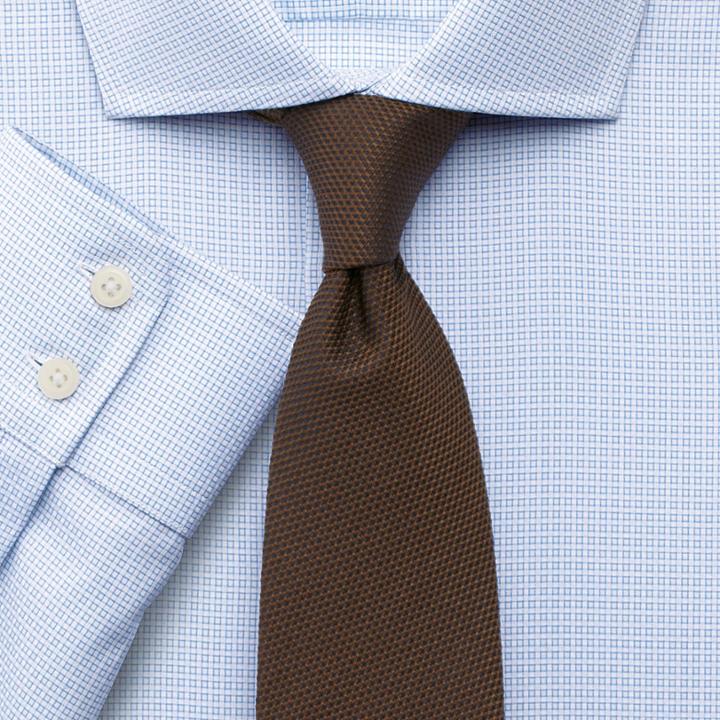 Charles Tyrwhitt Charles Tyrwhitt Slim Fit Square Weave Spread Sky Shirt
