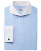 Charles Tyrwhitt Charles Tyrwhitt Slim Fit Extreme Cutaway Collar End-on-end Sky Shirt