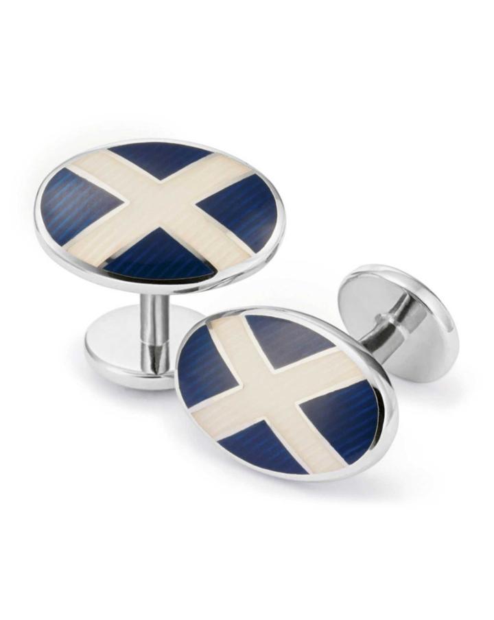 Charles Tyrwhitt Charles Tyrwhitt St Andrews Cross Enamel Cufflinks