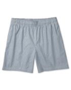Charles Tyrwhitt Charles Tyrwhitt Washed Navy And White Stripe Cotton Swim Shorts Size Medium