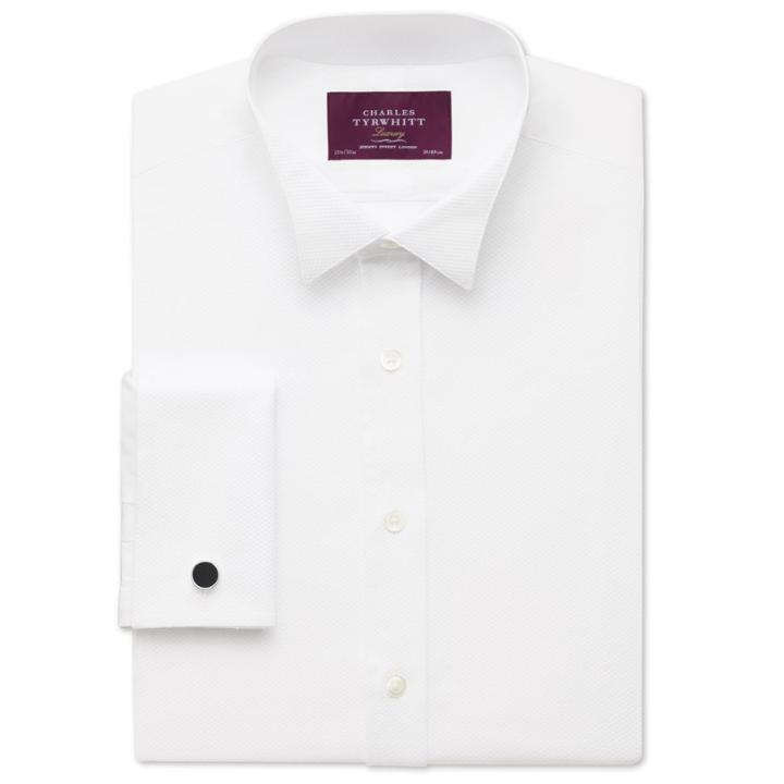 Charles Tyrwhitt Charles Tyrwhitt Classic Fit Wing Collar Marcella Bib Front Evening Shirt