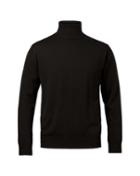 Charles Tyrwhitt Charles Tyrwhitt Black Merino Wool Roll Neck Sweater