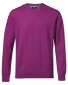  Berry Merino Wool Crew Neck Sweater Size Large By Charles Tyrwhitt