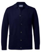  Navy Merino Wool Jacket Size Large By Charles Tyrwhitt