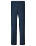 Charles Tyrwhitt Charles Tyrwhitt Ink Blue Slim Fit Sharkskin Business Suit Trousers