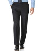 Charles Tyrwhitt Charles Tyrwhitt Charcoal Slim Fit British Serge Luxury Suit Trousers Size W32 L32
