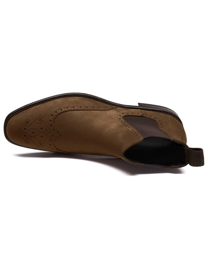 Charles Tyrwhitt Charles Tyrwhitt Brown Northward Wing Tip Brogue Chelsea Boots Size 11.5