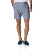  Sky Blue Cotton Linen Shorts Size 30 By Charles Tyrwhitt