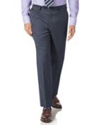 Charles Tyrwhitt Light Blue Classic Fit Twill Business Suit Wool Pants Size W34 L30 By Charles Tyrwhitt