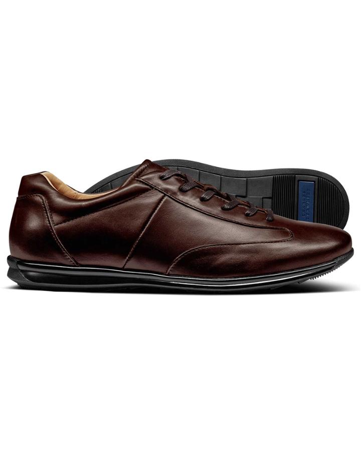  Brown Business Casual Sneakers Size 11.5 By Charles Tyrwhitt
