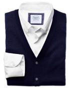 Charles Tyrwhitt Navy Merino Wool Vest Size Large By Charles Tyrwhitt