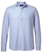  Sky Blue Puppytooth Textured Jersey Cotton Casual Shirt Size Xl By Charles Tyrwhitt