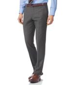  Grey Slim Fit Italian Twill Luxury Suit Wool Pants Size W30 L38 By Charles Tyrwhitt