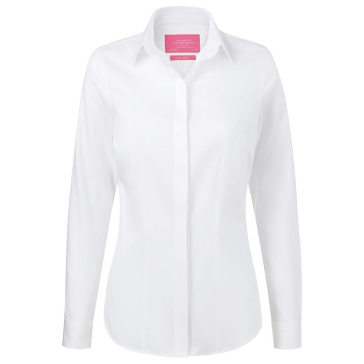Charles Tyrwhitt Charles Tyrwhitt White Twill Non-iron Shirt (12)
