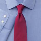 Charles Tyrwhitt Charles Tyrwhitt Slim Fit Non-iron Mini Herringbone Blue Shirt