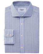 Charles Tyrwhitt Charles Tyrwhitt Slim Fit Cutaway Collar Non-iron Royal Blue Oxford Navy Shirt