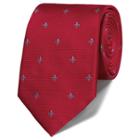 Charles Tyrwhitt Charles Tyrwhitt Classic Red And Sky Fleur De Lys Tie