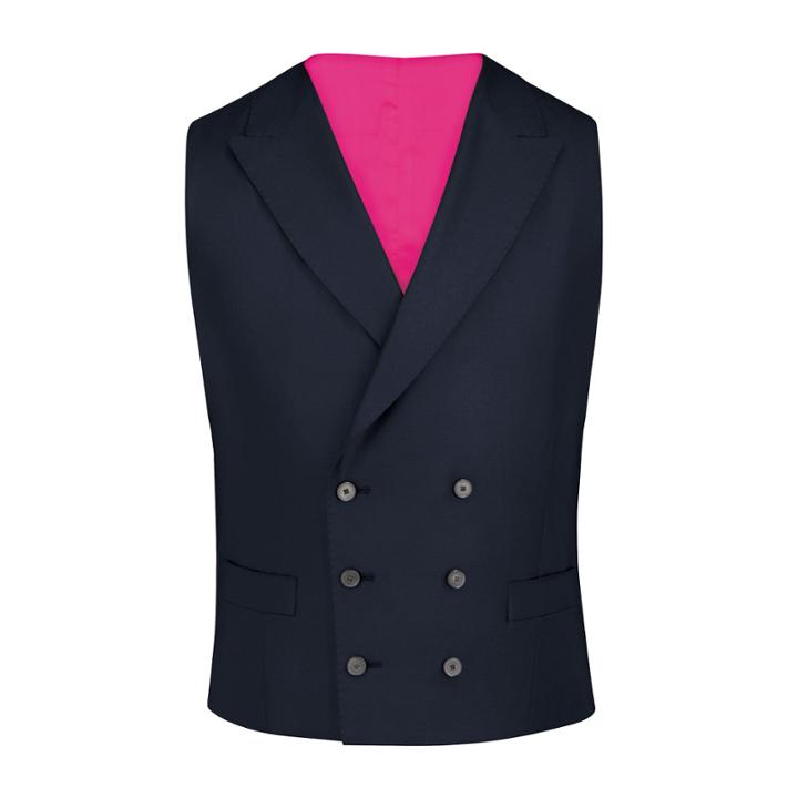 Charles Tyrwhitt Charles Tyrwhitt Navy Yorkshire Worsted Slim Fit Luxury Vest (42)