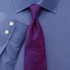 Charles Tyrwhitt Charles Tyrwhitt Slim Fit Silk Road End-on-end Mid Blue Shirt