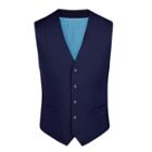 Charles Tyrwhitt Charles Tyrwhitt Royal Blue Clarendon Twill Slim Fit Business Suit Vest (38)