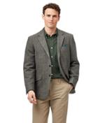  Classic Fit Light Grey Semi Plain Textured Wool Wool Jacket Size 40 By Charles Tyrwhitt