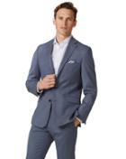  Airforce Blue Extra Slim Fit Merino Business Suit Wool Jacket Size 36 By Charles Tyrwhitt