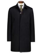 Charles Tyrwhitt Black Cotton Raincotton Coat Size 36 By Charles Tyrwhitt