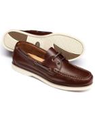  Brown Boat Shoe Size 11 By Charles Tyrwhitt