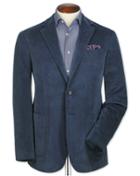 Charles Tyrwhitt Slim Fit Blue Stretch Cord Cotton Jacket Size 38 By Charles Tyrwhitt