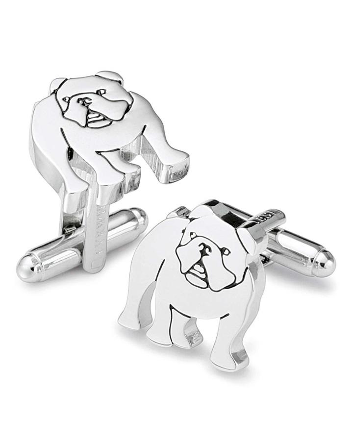  Silver Bulldog Cufflinks By Charles Tyrwhitt