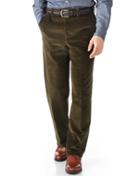 Charles Tyrwhitt Charles Tyrwhitt Olive Classic Fit Jumbo Cord Cotton Tailored Pants Size W32 L30