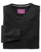 Charles Tyrwhitt Charles Tyrwhitt Charcoal Cashmere Crew Neck Sweater Size Xs