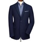Charles Tyrwhitt Charles Tyrwhitt Navy Slim Fit Moleskin Unstructured Cotton Jacket Size 42