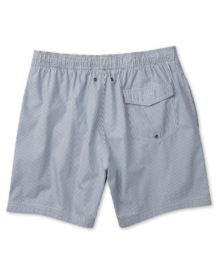 Charles Tyrwhitt Charles Tyrwhitt Washed Navy And White Stripe Swim Shorts