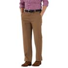 Charles Tyrwhitt Charles Tyrwhitt Camel Flat Front Classic Fit Weekend Chinos (30w X 38l Unfinished)