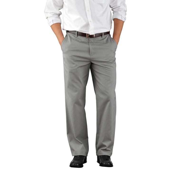 Charles Tyrwhitt Charles Tyrwhitt Silver Grey Flat Front Classic Fit Weekend Chinos (38w X 34l)