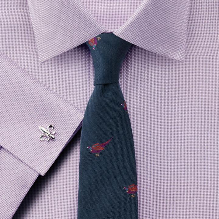 Charles Tyrwhitt Charles Tyrwhitt Navy Classic Pheasant Slim Tie
