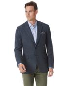  Slim Fit Indigo Blue Wool Wool Jacket Size 36 By Charles Tyrwhitt